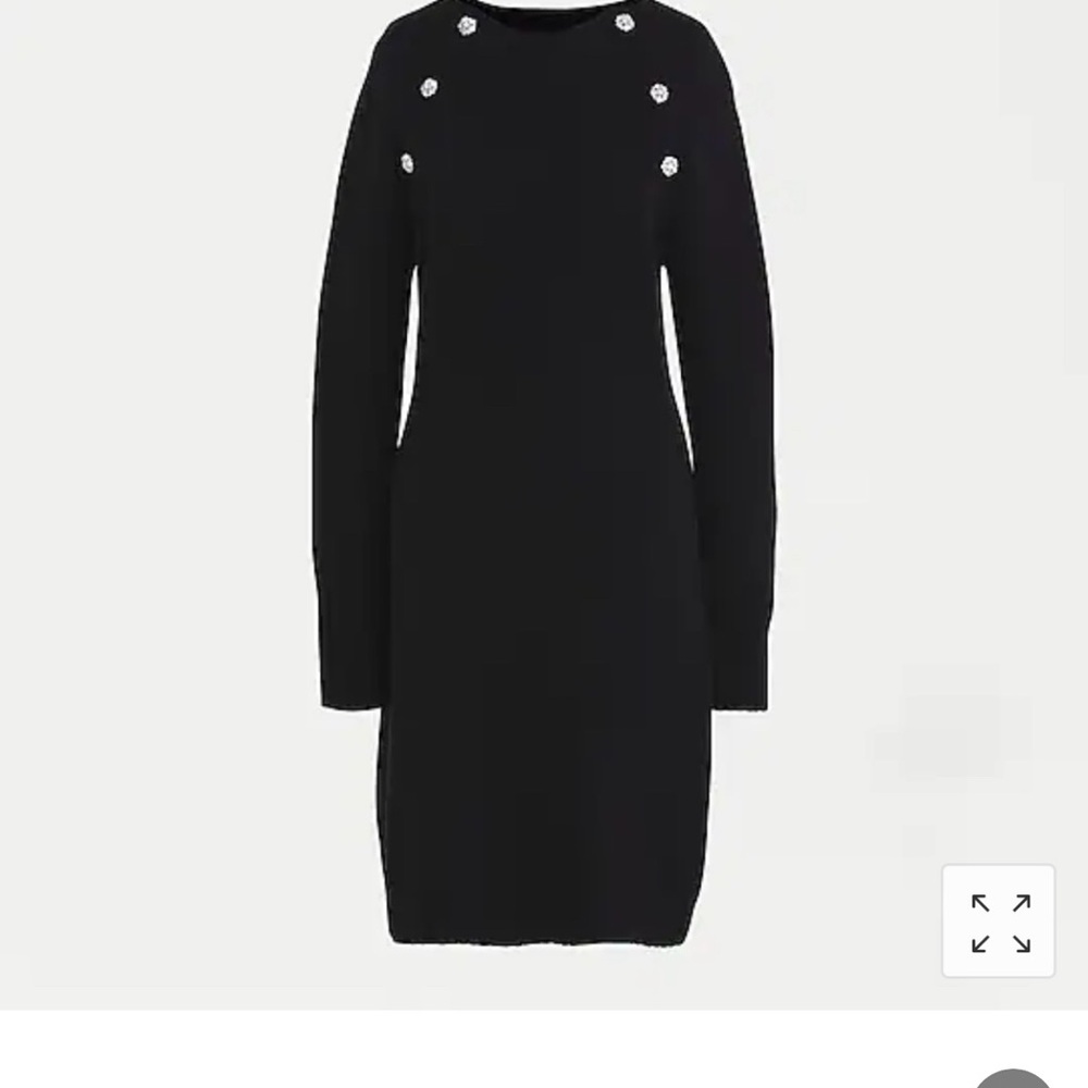 J. Crew Wool Jewel Sweater Dress